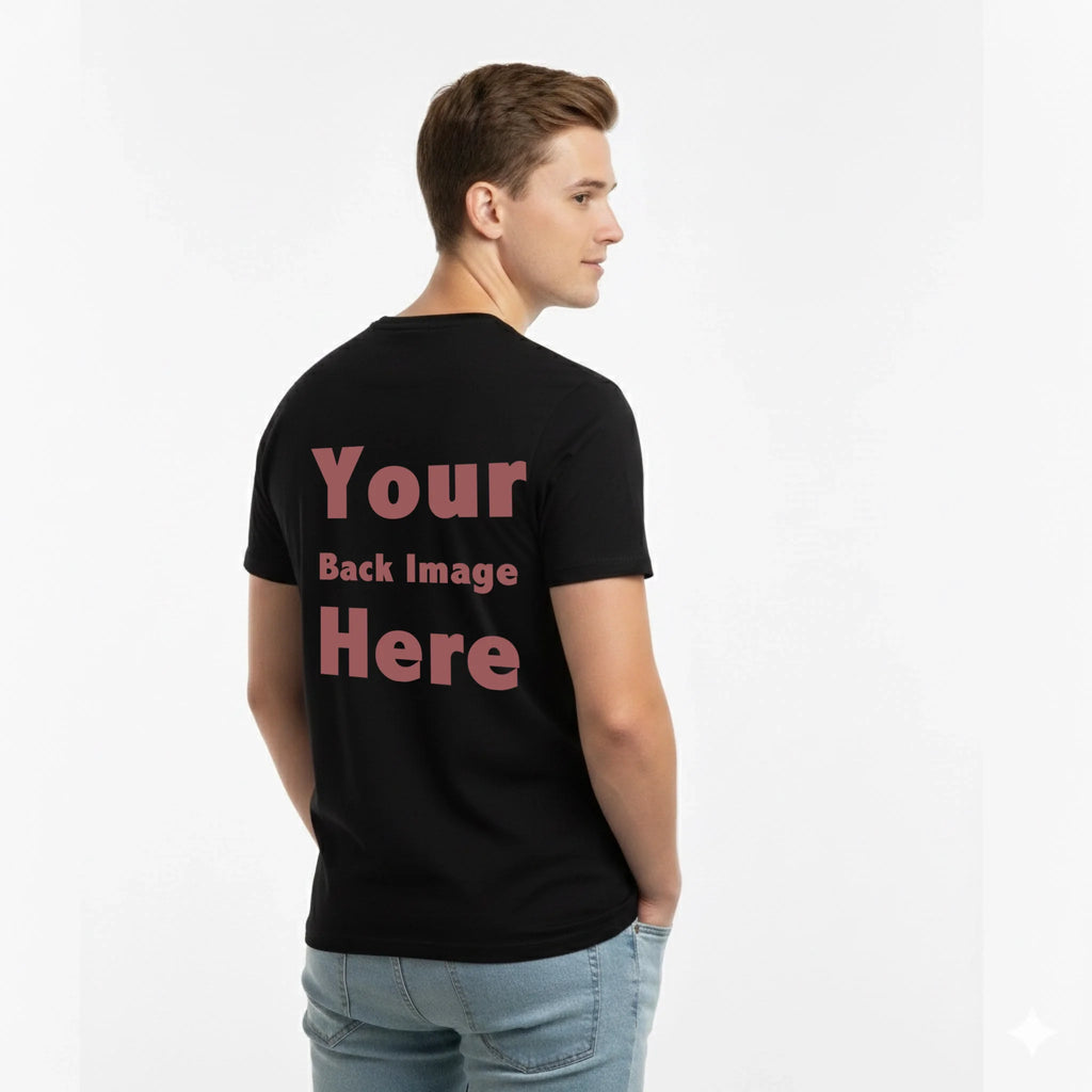 t-shirt black back