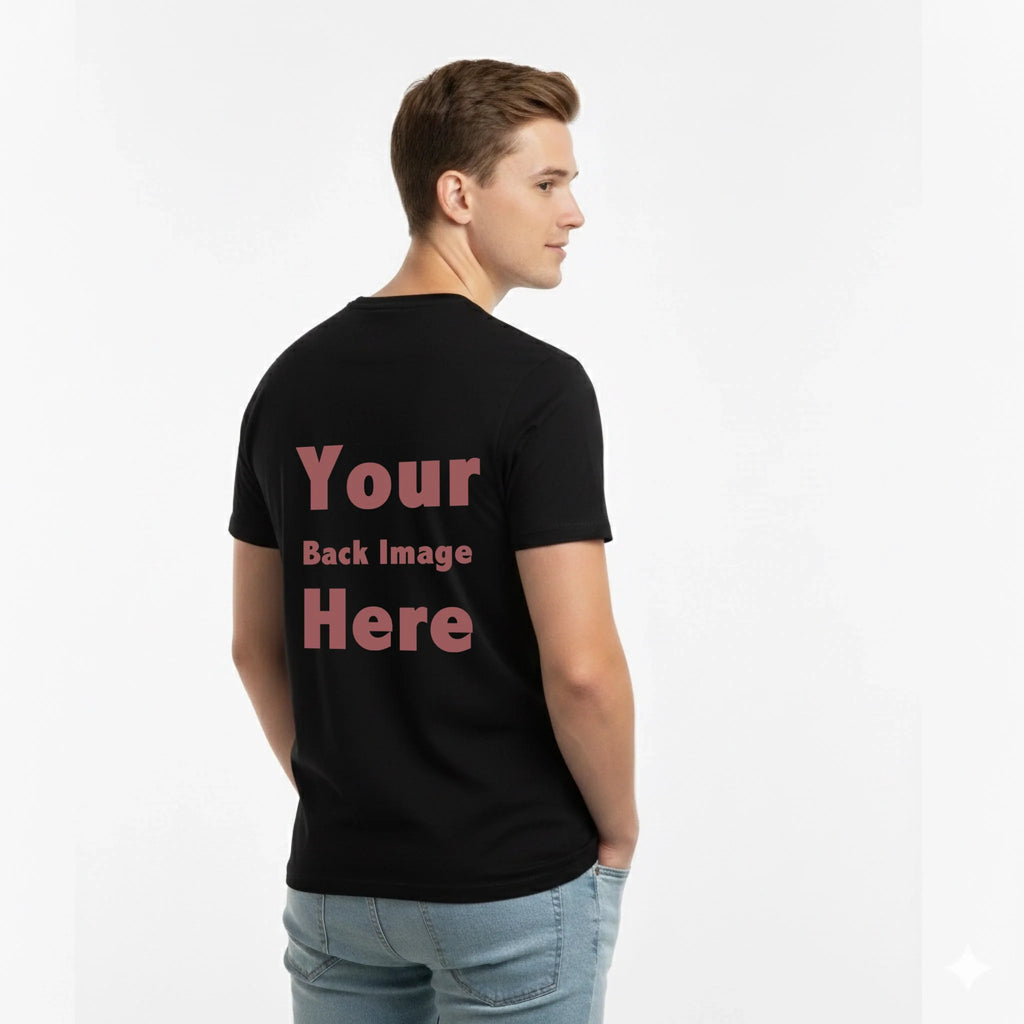 t-shirt black back