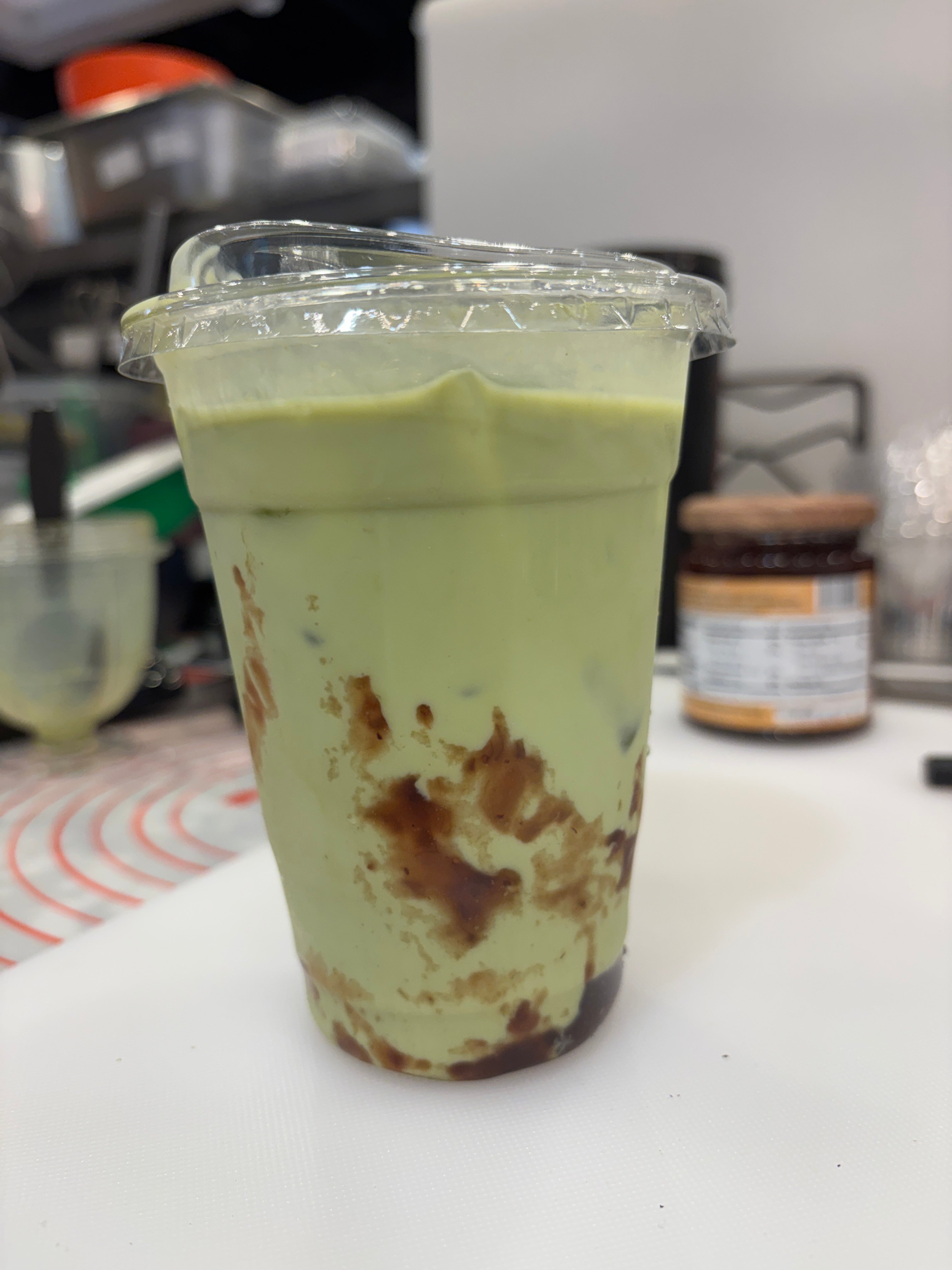 Strawberry Matcha Latte