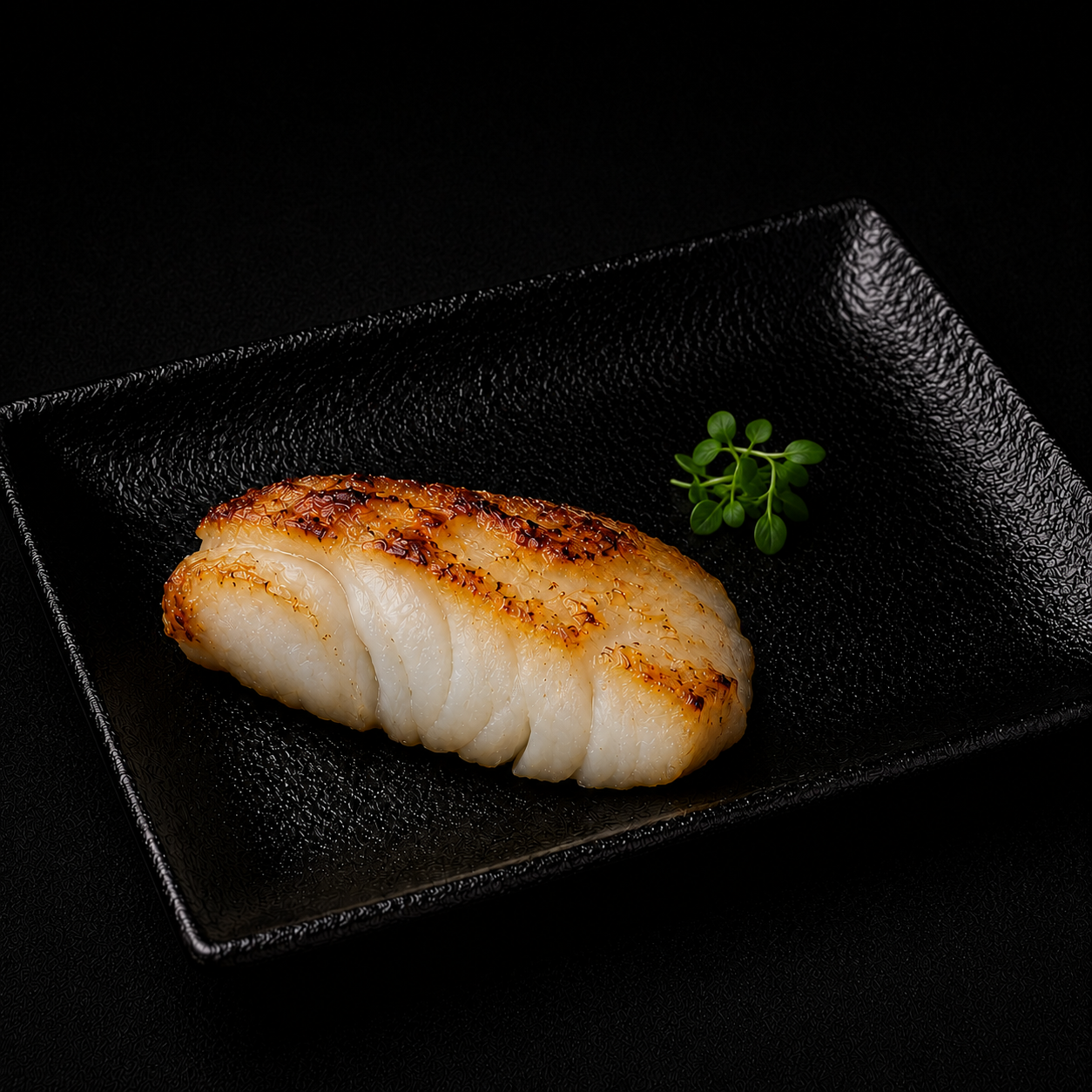 Salt-Grilled Cod Main Dish