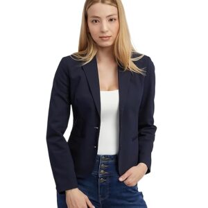 ROCKSY Black Formal Blazer, Regular Fit Stylish Blazer for Women